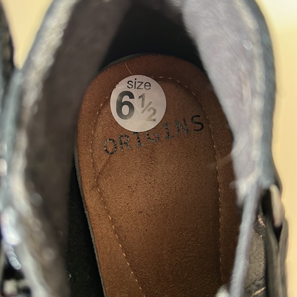 New! Earth Origins Oakland Odel Suede Zipper Ankle Boot black - Picture 4 of 13